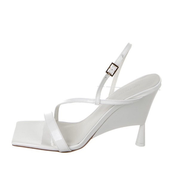 GIA/RHW Patent Leather Slingback Sandals